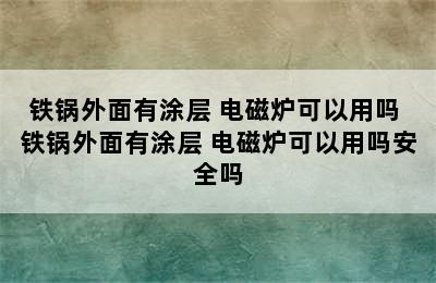 铁锅外面有涂层 电磁炉可以用吗 铁锅外面有涂层 电磁炉可以用吗安全吗